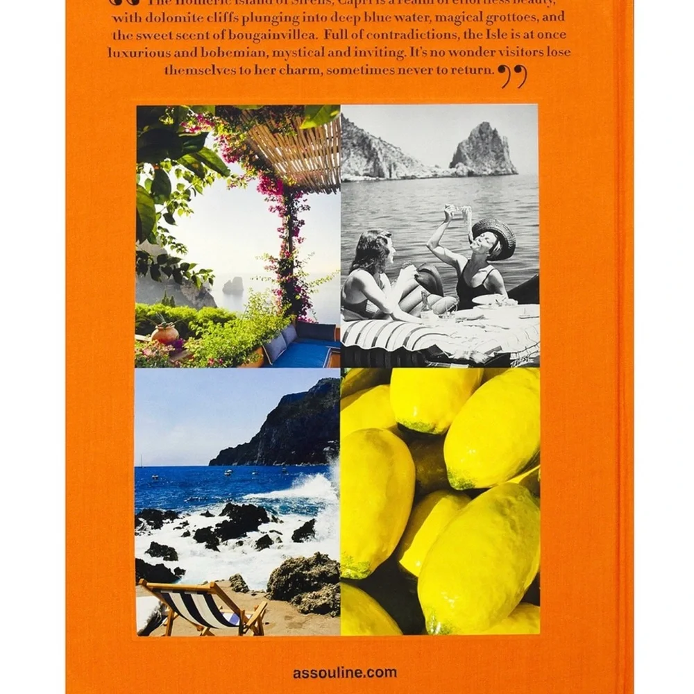 Assouline Capri Vibrant Orange Book - Picture 3 of 9
